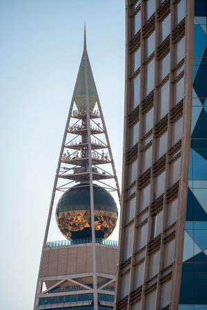 Al Faisaliah Tower Skyscraper in Riyadh city