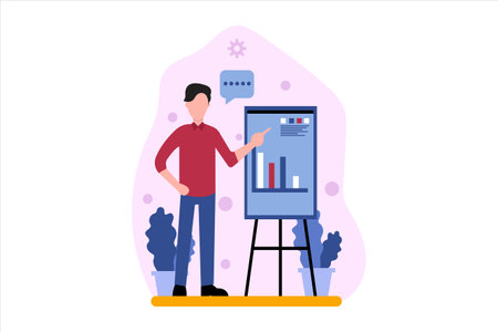 Business Flat Illustration Designのイラスト素材