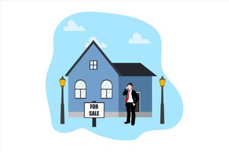 Real Estate Flat Designのイラスト素材