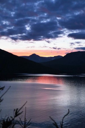 Sunset at Howe soundの写真素材