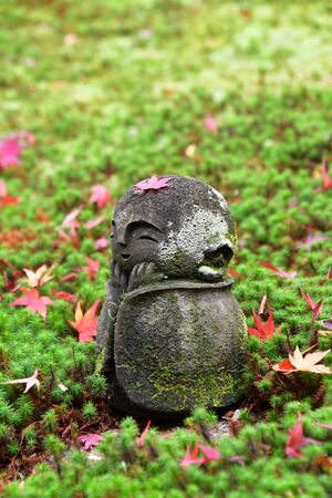 A Statue Jizo Inspired by the Image of Children.            Kyotoの写真素材
