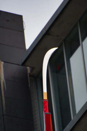 The symbol of Naginata Boko Kyoto Japanの写真素材