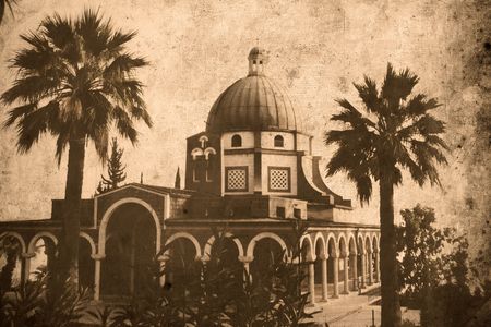 Retro look of the Orient - Mount Beatitudeの写真素材
