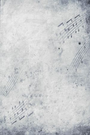 old music notes in retro design lookの写真素材