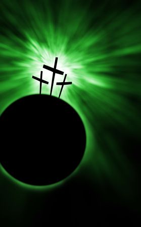 The creation is saved by the Lord Jesus Christの写真素材