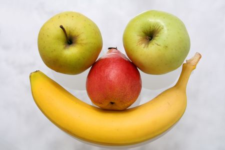 fruit faceの写真素材