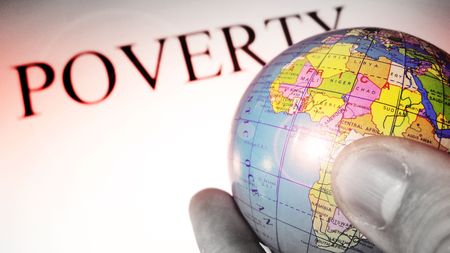 poverty in the world         の写真素材