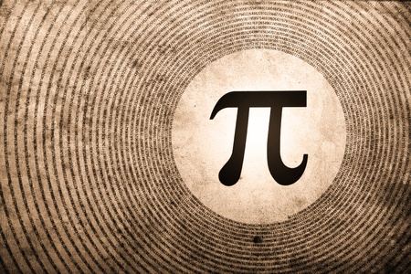 pi symbol is the largest number in the worldの写真素材