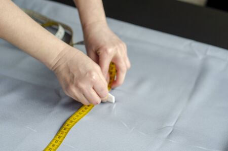 Tailor Sews a Dress 2の写真素材