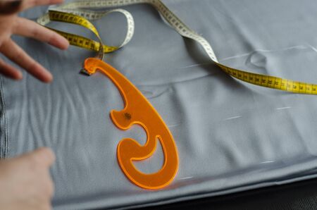 Tailor Sews a Dress 2の写真素材