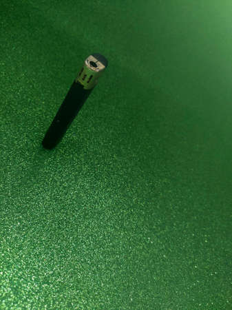 Lighter on Green Sparkle Textureの写真素材