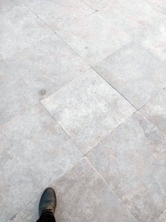 Texture of Land for Walkingの写真素材