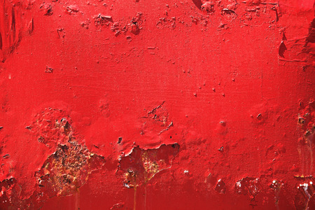 Sheet metal, rust corrosion old textured piece of iron for red backgroundの写真素材