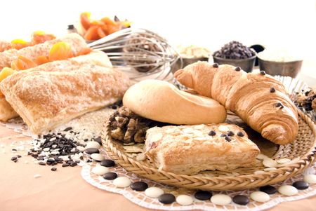 Photo of sweets, batch and nutsの写真素材