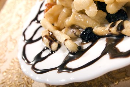 National Asian sweet made of pastry and honeyの写真素材