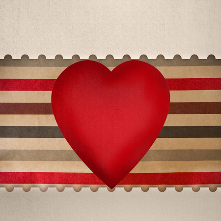 Vintage valentine's day greeting card templateの写真素材
