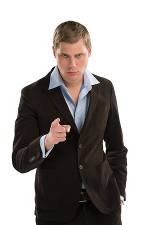 A confident serious executive choosing youの写真素材