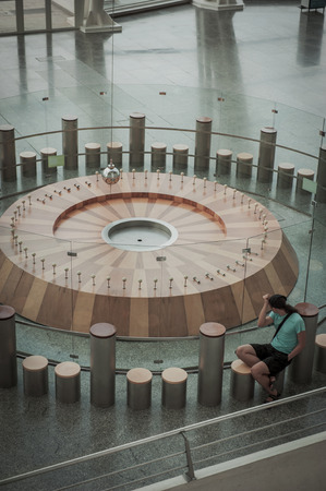 Huge pendulum clockのeditorial素材