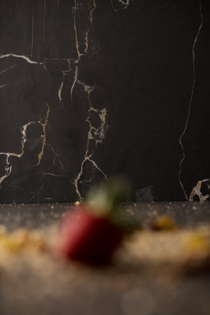 Blur background of food strawberryの写真素材