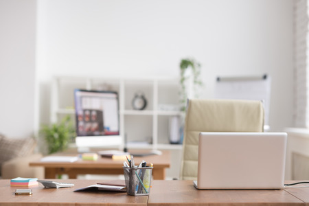 Office workplace with nobodyの写真素材