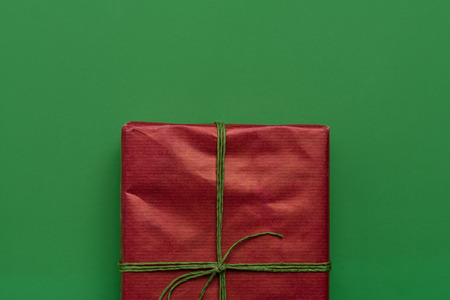 Christmas Gift closeup photoの写真素材