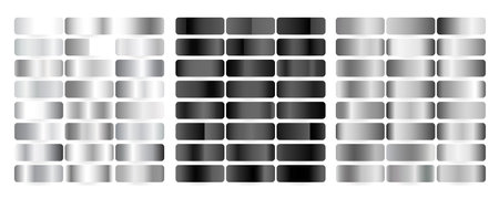 White, silver gradient background texture, Light, realistic, elegant, shiny, metallic, and silver gradient illustration.のイラスト素材