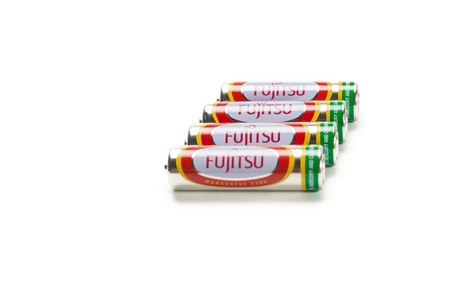 KEDAH,Malaysia - NOVEMBER 20: Fujitsu AA batteries  isolated on white backgroundのeditorial素材