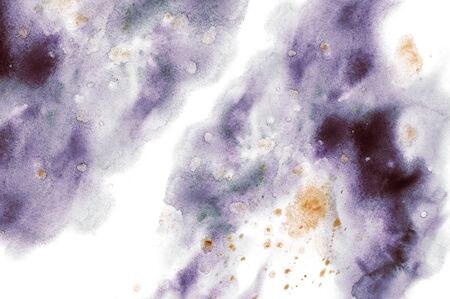Abstract watercolor background for graphic design, hand painted on paperの写真素材
