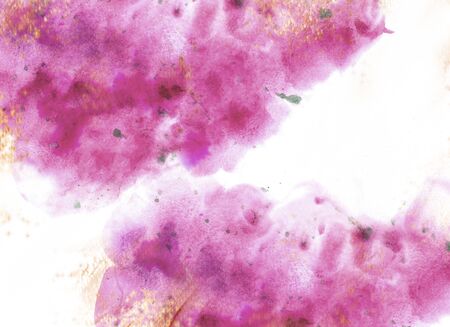 Abstract watercolor background for graphic design, hand painted on paperの写真素材