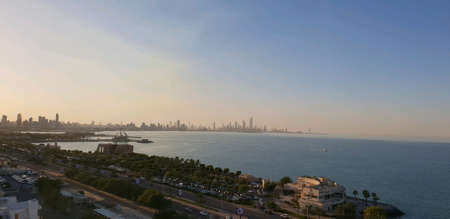 landscape scenery of the cityの素材