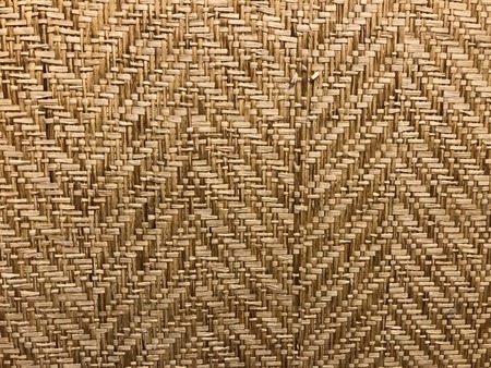 brown natural colour weave bamboo mat, using for background