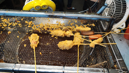 Thai street food in Thailandの写真素材