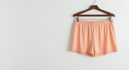 Women's underpants hanging on a hanger. 3d renderingの素材