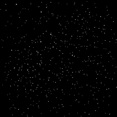 Stars scatter glitter blinking on space and galaxy black abstract backgroundのイラスト素材
