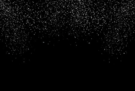 Stars fade textured, starry falling down scatter glitter silver white metal gradient shiny space and galaxy concept abstract backgroundのイラスト素材