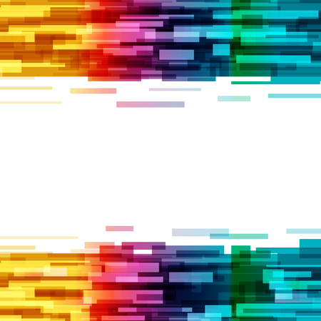 Rectangles digital Technology abstract background data futuristic glowing music dynamic conceptのイラスト素材