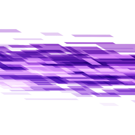 Technology violet, digital rectangles shearing creative futuristic geometry abstract background vector illustrationのイラスト素材