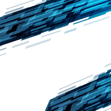 Abstract technology background Shearing digital graphic wallpaper web template futuristic information speed and music conceptのイラスト素材