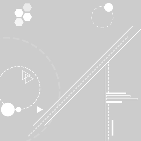 Abstract geometric background information infographic vector illustrationのイラスト素材