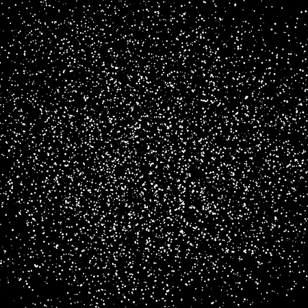 Stars dot and spots scatter glitter on galaxy black abstract background, droplet splashing vector illustrationのイラスト素材