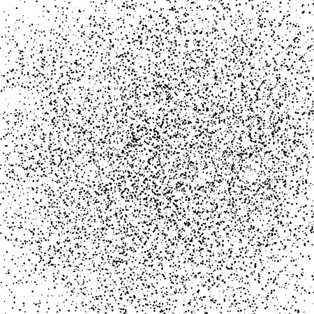 Black spots scatter glitter splash on white abstract background vector illustration textureのイラスト素材