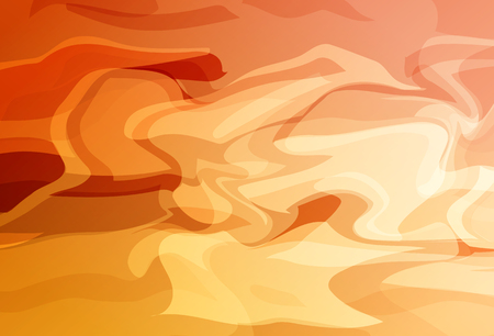 Liquid waving, Lines curve sunset concept texture abstract background vector illustrationのイラスト素材