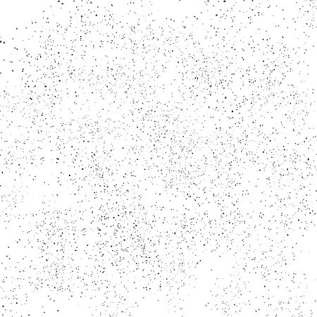 Noise grain texture stars dust and particles in space and galaxy black spots scattered abstract background vector illustrationのイラスト素材
