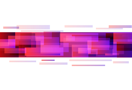 Technology digital ultraviolet concept, rectangles scatter data information on white abstract backgroundのイラスト素材