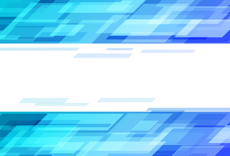 Technology digital blue speed concept, rectangles shearing scatter template abstract backgroundのイラスト素材