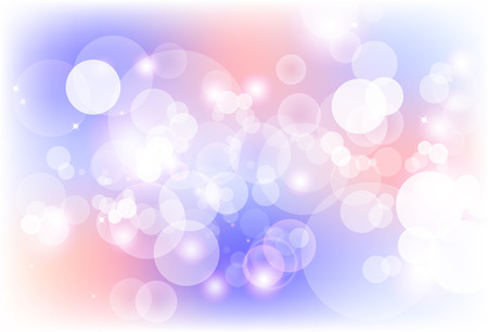 Blurry bubble magic blinking sparkle stars glitter shiny purple and pink concept abstract background vector illustrationのイラスト素材