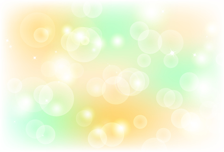 Blur bubble air nature golden and green fresh abstract background magic sparkle conceptのイラスト素材