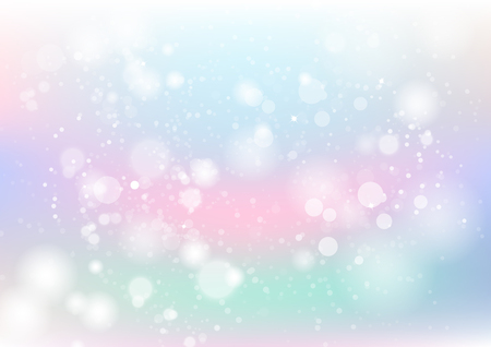 Pastel, abstract background, colorful, dust and particles scatter with stars scatter blinking blur vector illustration, holiday season celebration party conceptのイラスト素材