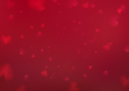 Valentines day abstract background, heart shape scatter decoration festive holiday vector abstract illustrationのイラスト素材