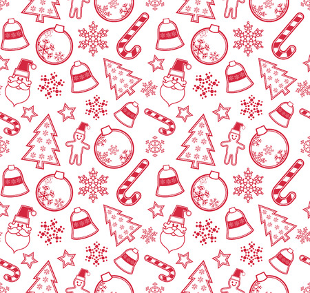 Christmas patternのイラスト素材